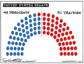 US SENATE by Bob Englehart