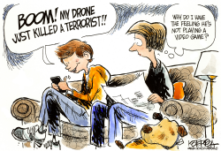 TO DRONE OR NOT TO DRONE by Jeff Koterba