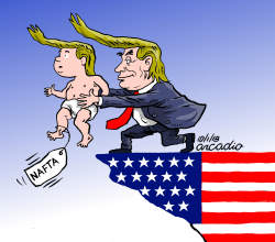 THE KING TRUMP / EL REY TRUMP by Arcadio Esquivel