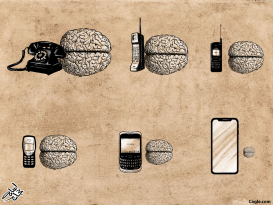 SMARTPHONEBRAIN EVOLUTION by Osama Hajjaj