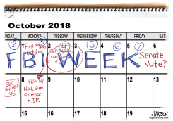 CURRENT KAVANAUGH CALENDAR by RJ Matson