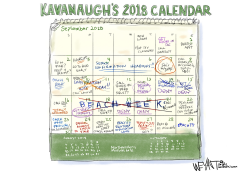 KAVANAUGH 2018 CALENDAR by Christopher Weyant