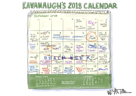 KAVANAUGH 2018 CALENDAR by Christopher Weyant