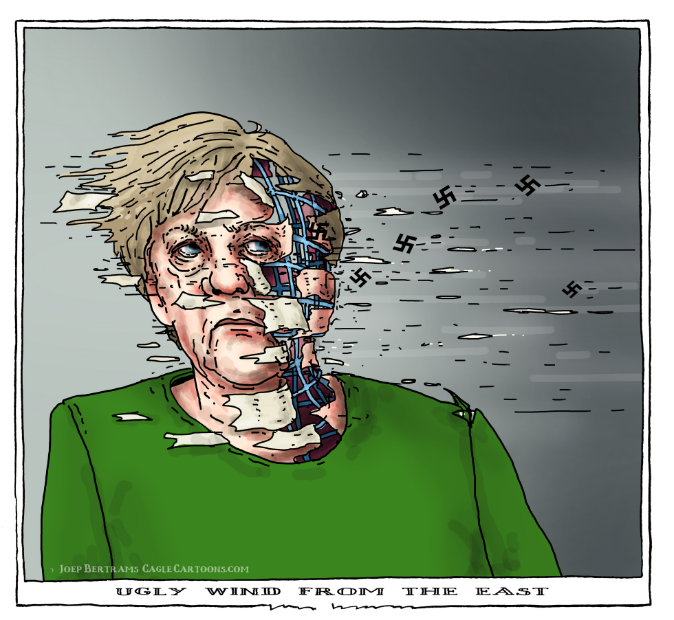  UGLY WIND FROM THE EAST by Joep Bertrams