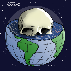 THE DYING PLANET/EL PLANETA MORIBUNDO by Arcadio Esquivel