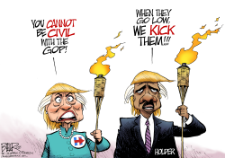 UNCIVIL DEMOCRATS by Nate Beeler