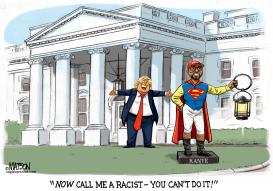 KANYE WEST AT WHITE HOUSE by RJ Matson