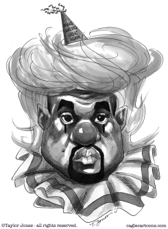 KANYE CLOWN by Taylor Jones