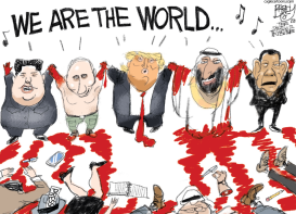 TRUMP BUDDIES by Pat Bagley