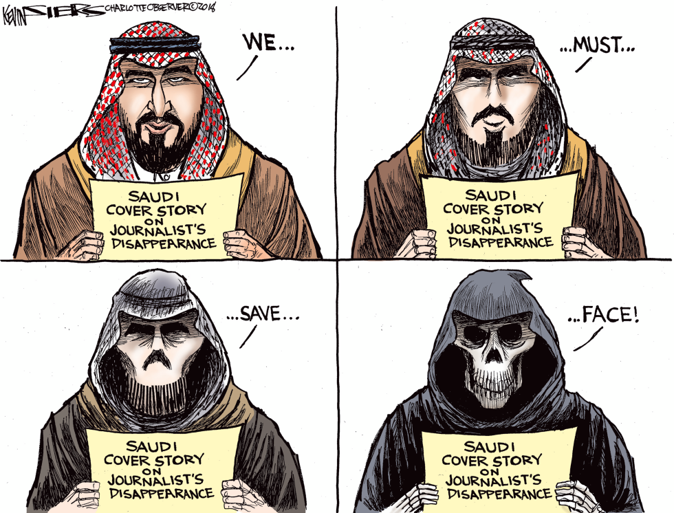  THE KHASHOGGI COVER STORY by Kevin Siers