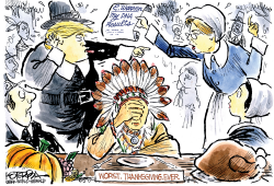 WORST THANKSGIVING EVER by Jeff Koterba