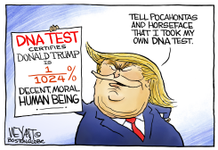 TRUMP'S DNA by Christopher Weyant