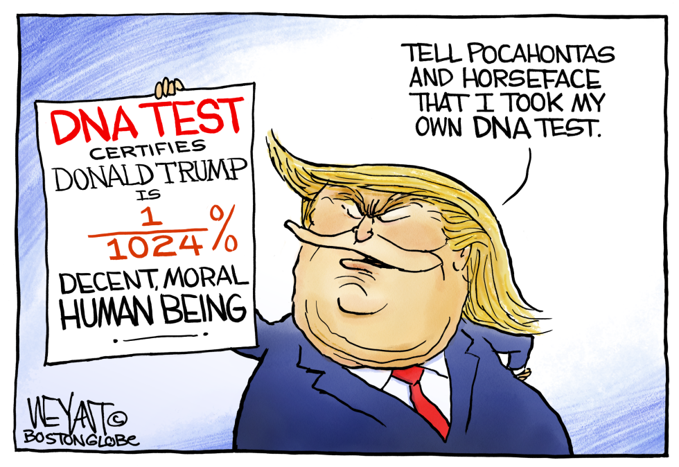  TRUMP'S DNA by Christopher Weyant