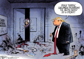 SAUDIA ARABIA HALLOWEEN by Nate Beeler