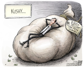 JARED KUSHNER TAXES by Adam Zyglis