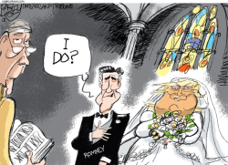 ROMNEY VOWS by Pat Bagley