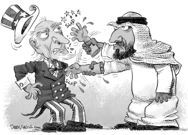 MOHAMMAD BIN SALMAN AND UNCLE SAM by Daryl Cagle