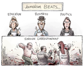 THREATS TO JOURNALISM by Adam Zyglis