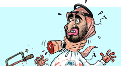 KHASHOGGI'S HAND by Emad Hajjaj