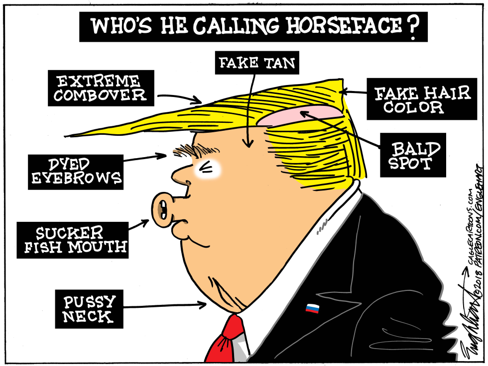  HORSEFACE by Bob Englehart