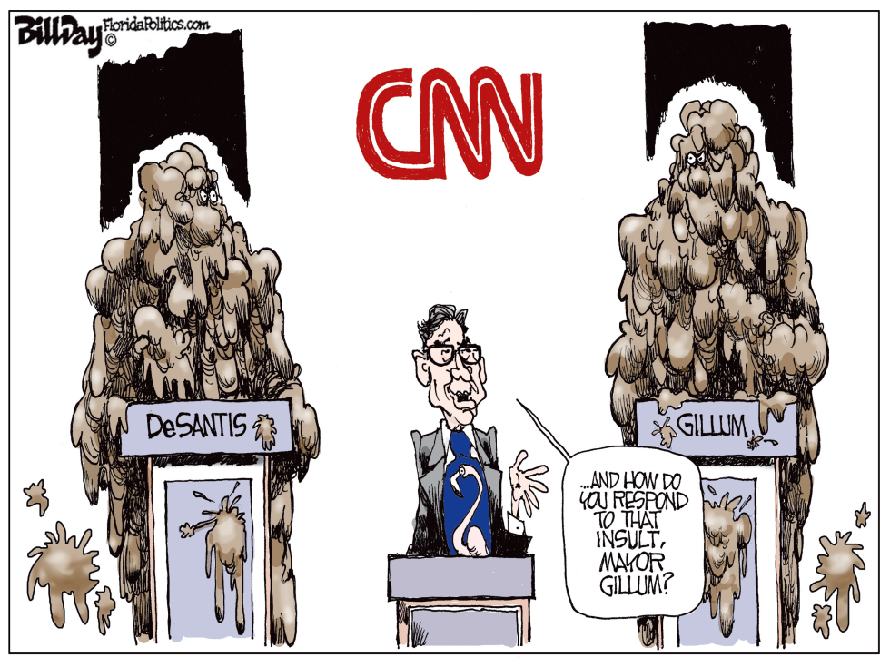  CNN FLORIDA DEBATE by Bill Day