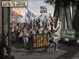 DEMOCRATS LEAD THE CARAVAN by Sean Delonas