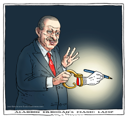 ALADDIN ERDOGAN'S MAGIC LAMP by Joep Bertrams