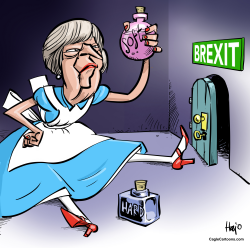 THERESA IN BREXITLAND by Hajo de Reijger