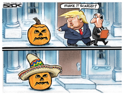 SCARY PUMPKIN by Steve Sack