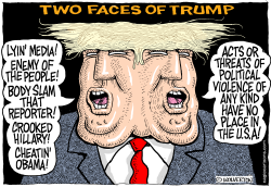 TWO FACES OF TRUMP by Wolverton