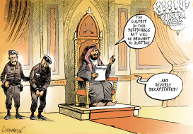 SAUDIA ARABIA LOOKING FOR AN EXIT by Patrick Chappatte