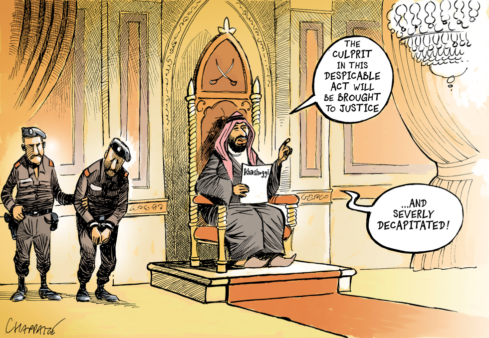  SAUDIA ARABIA LOOKING FOR AN EXIT by Patrick Chappatte