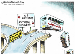 IMMIGRANT CARAVAN by Dave Granlund