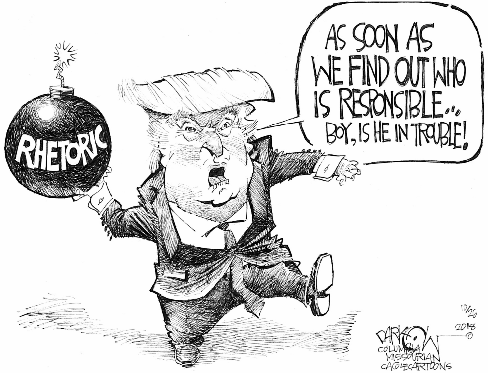  BOMBTHROWER- IN-CHIEF by John Darkow