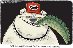 UGA VS FLORIDA by Rick McKee