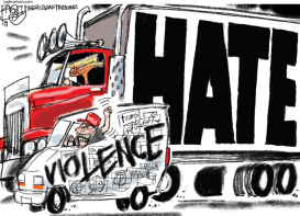 DRIVING THE VIOLENCE by Pat Bagley