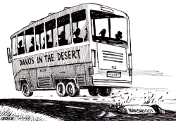 DAVOS IN THE DESERT by Sabir Nazar