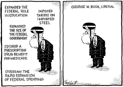 BUSH NEO NON-CONSERVATIVE by Bob Englehart