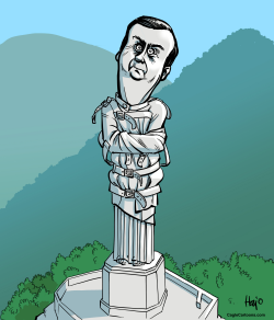 BOLSONARO THE REDEEMER by Hajo de Reijger