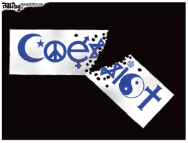 COEXIST by Bill Day