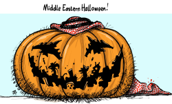 MIDDLE EASTERN HALLOWEEN by Emad Hajjaj