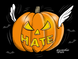 PUMPKIN OF HATRED by Arcadio Esquivel