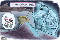 HAUNTING OF WHITE HOUSE by Rick McKee