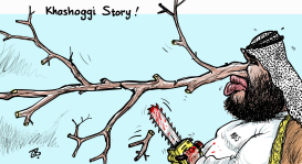 KHASHOGGI STORY by Emad Hajjaj