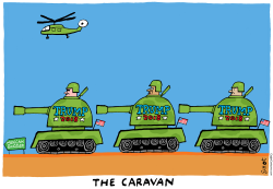 THE TRUMP CARAVAN by Schot