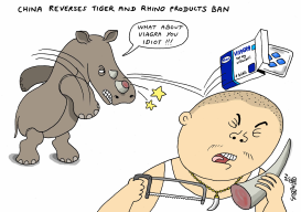 CHINA REVERSES BAN ON RHINO PRODUCTS by Stephane Peray