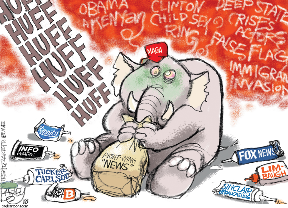  HUFFING NEWS by Pat Bagley