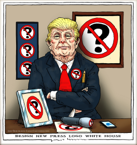 DESIGN NEW PRESS LOGO WHITE HOUSE by Joep Bertrams