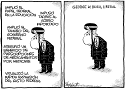 BUSH, EL NEO- NO-CONSERVADOR by Bob Englehart