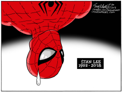 STAN LEE by Bob Englehart